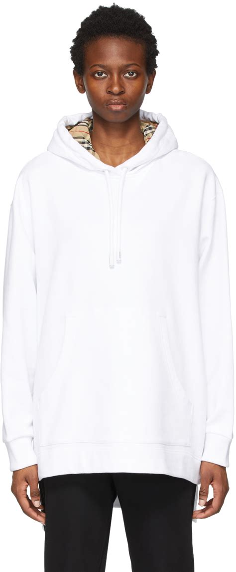 burberry white red hoodie|heavy weight hoodie Burberry.